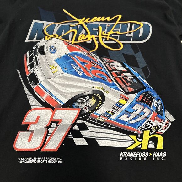 Vintage 1997 Jeremy Mayfield K-Mart/R.C. Cola Racing NASCAR T-Shirt Large - Picture 2 of 8